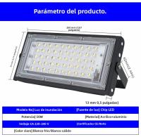Lámpara De Calle LED 50W IP65 Impermeable Para Iluminación De Paisaje Y Exterior Reflector Moderno AC 220V 230V 240V - details 1