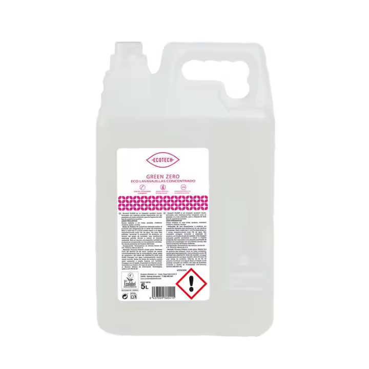 Lavavajillas Mano Concentrado (Green Zero) 5L Ecotech Bioclub - 1