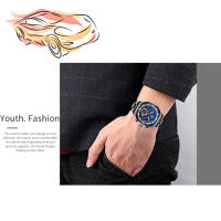 Reloj De Pulsera De Lujo Para Hombre Acero Inoxidable Calendario Luminoso Manos Cuarzo Estilo Casual Reloj Masculino - details 10