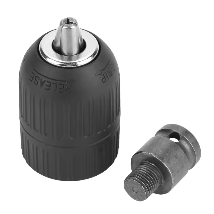 Chorro De Taladro Sin Llave 2-13mm Con Adaptador De Chorro De 1/2 Para Conversión De Llave De Impacto 1/2"-20UNF - 1