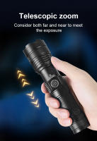 Linterna LED Super Potente Recargable USB Torcha Brillante Ultra 10000mAh Impermeable Con Batería Luz De Trabajo Para Camping Y Patrulla - details 27