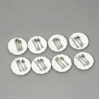 Juego De Cubiertos Miniatura Para Cocina De Muñecas Escala 1:12 Utensilios De Cocina Simulación Tenedor Cuchillo Cuchara Set Accesorio Para Casa De Muñecas - details 3