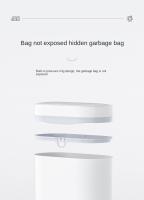 Bandeja De Basura Inteligente Automática 7L Impermeable Para Cocina Y Baño Con Sensor Electrónico Desechable Ecológico - details 13