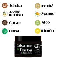 Ritual afeitado Noresenza . Pack de cuidado de barba y piel. Aceite de barba , Bálsamo de barba , Aceite argán BIO y aceite esencial de lima - details 1