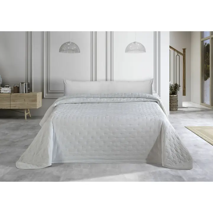 Colcha Casa Campo ANDROMEDA Blanco Cama de 90 (2 Piezas) - 1