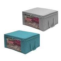 Bolsa Plegable De Almacenamiento Para Ropa Y Juguetes Organizador De Algodón No Tejido Para Hogar Cubiertas Y Fundas - details 6