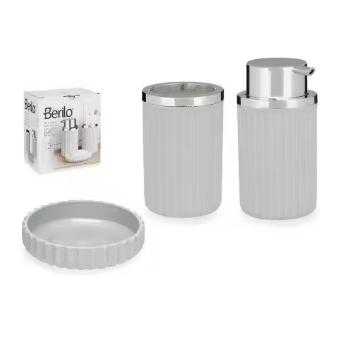 Set de accesorios de baño, Conjunto 3 piezas. Berilo - 1
