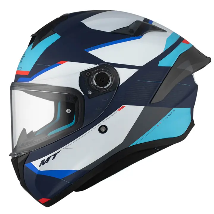 Casco de Moto Integral MT Helmets Targo S Kay C7 Azul Mate - 1