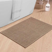 Alfombra De Cocina Lavable Antideslizante Falsa Sisal Alfombrilla Tejida Con Cuerda Natural De Goma Para Decoración Del Hogar - details 7