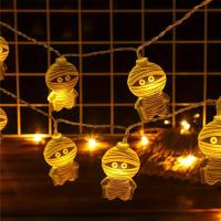 Luces LED De Momia Para Halloween 2024 Cuerda De Luces USB Para Decoración De Fiestas Y Bodas Perfectas Para Festivales De Fantasmas Y Navidad - details 4