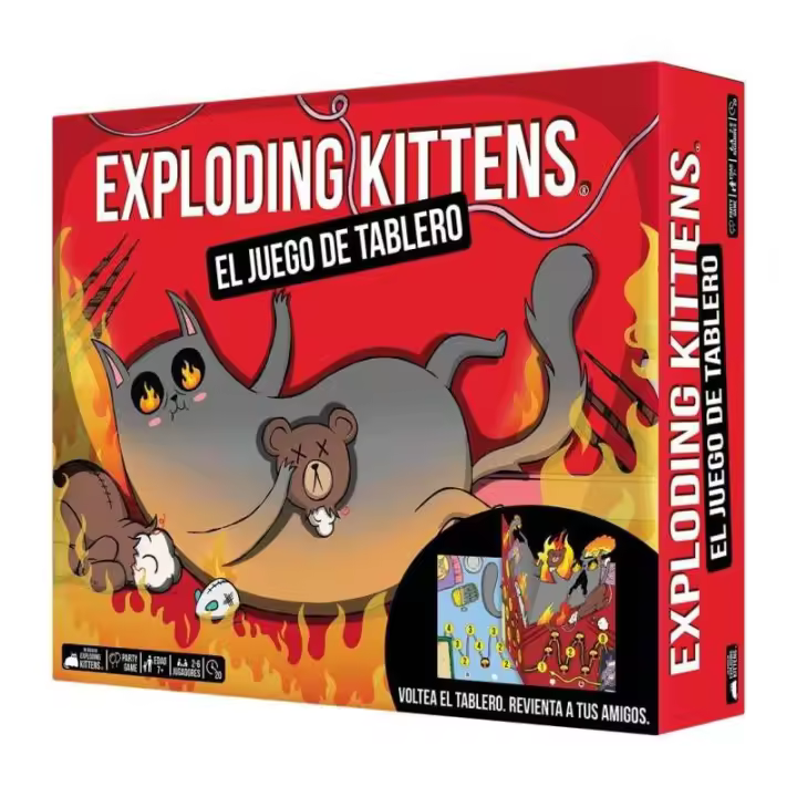 JUEGO EXPLODING KITTENS JUEGO TABLERO - 1
