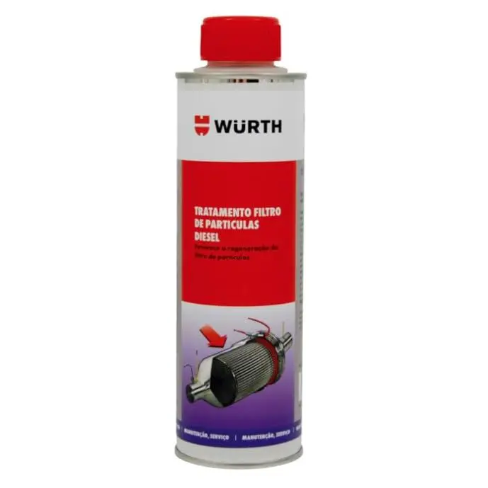 Tratamiento Regenerador Filtro Antipartículas Diesel Würth 300 Ml - Reducción de Emisiones - Motor Common-Rail - 1
