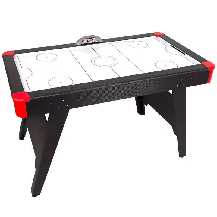 COLORBABY - Mesa Air hockey niños, 137x73x84 cm, 2 jugadores, marcadores eléctricos, material resistente, esquinas redondeadas y reforzadas, juegos de mesa, juego discos aire, juguetes niños 6 años, regalos niños - 1