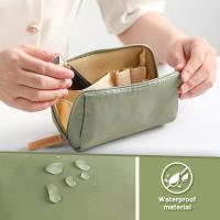 Bolsa de maquillaje de viaje, Bolsa de viaje para Mujeres artículos de maquillaje y maquillaje (Green) - details 2