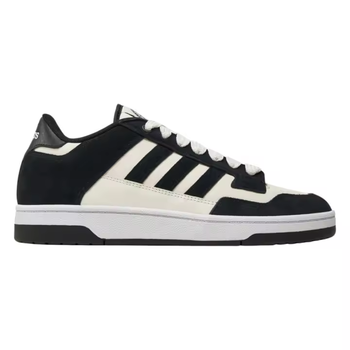 Zapatillas Adidas Rapid Court Low Negro Blancas Jp5255 Casual Hombre - 1