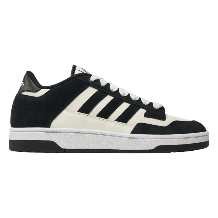 Zapatillas Adidas Rapid Court Low Negro Blancas Jp5255 Casual Hombre - 1