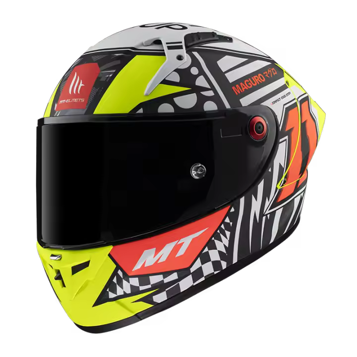 Casco de moto Ff103Plusc Kre+ Carbon Sergio Garcia Mt Helmets - 1