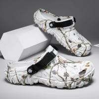 Nuevos Sandalias De Hombre Para Verano 2024 Mocasines De Jardín Al Aire Libre Moda Lujo Casual Comodidad Hogar Suaves Tallas 40-45 - details 7