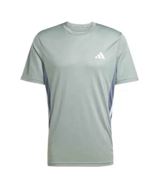 Adidas Train Essentials ColorBlock Tee Camiseta Fitness Hombre verde - 1