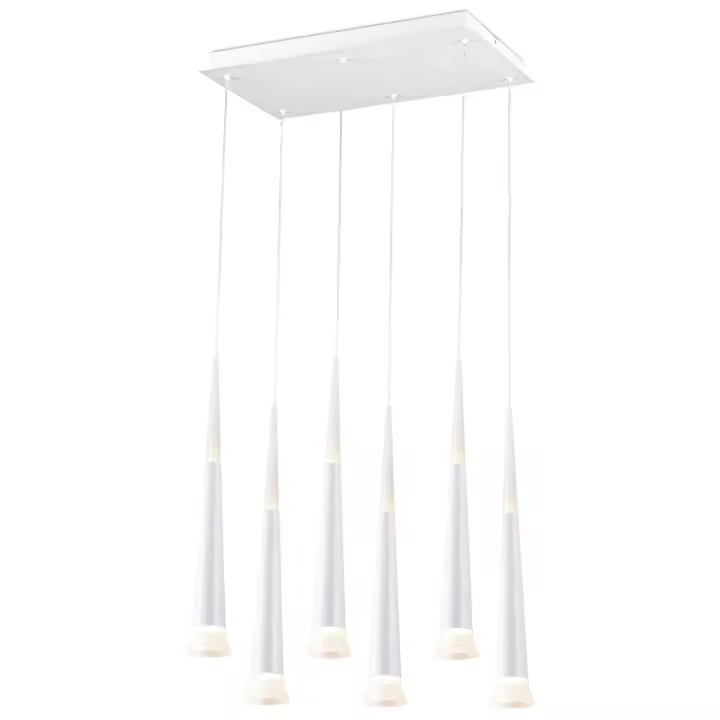 Lámpara de Techo Colgante Led Flaute 9C - 40 W - 4200 K - Blanco - Metal - AZABAK - 1