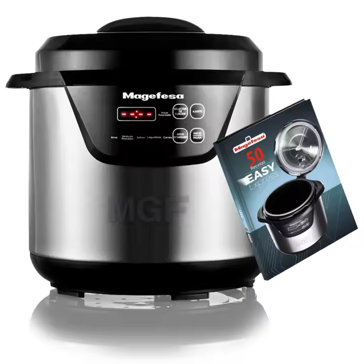 MAGEFESA EASY EXPRESS Olla a Presión Eléctrica Programable Multifunción de 500W, 6 Funciones Diferentes, Recipiente Extraíble - 1