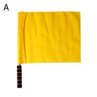 Bandera De Referee De Fútbol 1Pcs En Colores Rojo Blanco Amarillo Azul Y Verde Para Entrenamiento Y Competición Suministros De Referee - details 5