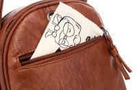 Bolso De Hombro Pequeño Para Mujer En Cuero PU Suave Vintage Moda Cruzado Bolso De Mano Para Teléfono Móvil Con Cierre De Cremallera - details 23