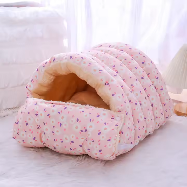 Cama De Gato Caliente Invierno Nido De Mascota Pequeño Almohadilla Suave Para Dormir Accesorios Para Animales Tamaño 35X32X23CM - 1