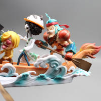 Figura De Anime One Piece Luffy Y Amigos Serie Carrera De Barco Dragón Decoración De Escritorio Regalo Colección De Modelos PVC Para Fans De La Edad De 14 Años O Más - details 14