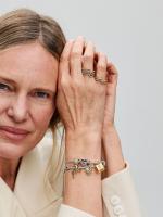 Pandora - Pendientes de Fondo with Corazón Infinite brilliant-Baño de Oro de 14K - details 2