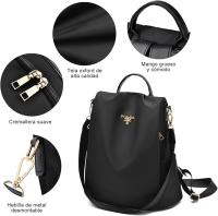 Mochila para mujer, antirrobo, impermeable, informal, deportiva, ligera y duradera - details 1