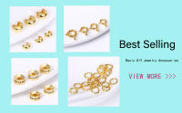 Colgante De Metal Enchapado En Oro 18K Para Fabricación De Collares Hebilla Liso Para Colgantes Gancho Para Cierres Clips - details 0