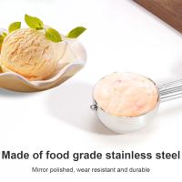 Cuchara De Helado De Acero Inoxidable VIE LENTE Multifuncional Para Frutas Y Papas Con Mango De Resorte Herramienta De Cocina De 3/4/5 Cm - details 9