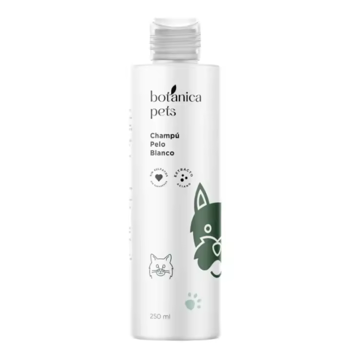 Champú Pelo Blanco 250ml Botánicapets - 1