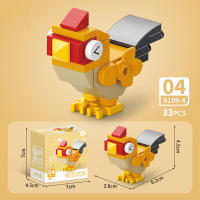 Bloques De Construcción De Animales Del Mundo Insecto Scorpion Mantis Hormiga Araña Pájaro Marino Regalo Para Niños Adornos De Escritorio Bloques Pequeños Compatible Con Lego ABS Sin Batería - details 6