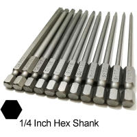 Juego De 11 Piezas De Puntas De Destornillador Magnéticas De 1/4" Hexagonal Tamper Proof Torx Y Planas F1FC Alta Calidad Para Perforación - details 2