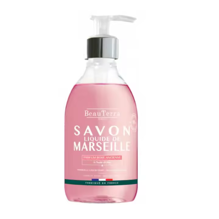 BeauTerra Jabón De Marsella Rosa Antigua 300 ml - 1
