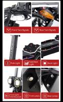 Halo Knight T107 Pro Scooter eléctrico con neumático todo terreno de 11 pulgadas, motor dual de 3000W*2, velocidad máxima de 95km/h, batería de 60V 38.4Ah con alcance máximo de 80km, frenos hidráulicos duales y freno eléctrico - details 2