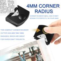 Cortador De Papel R4 Redondo Para Tarjetas Y Fotos Herramienta De Manualidades Para Cortar Círculos Y Esquinas En Casa - details 1
