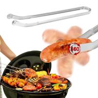 Pinzas De BBQ Para Gachas Y Carne De Acero Inoxidable Con Mango Largo Para Cocinar Hot Dogs Y Bacon En La Parrilla Herramienta De Cocina - details 8