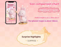 Figura De Peluche Kawaii De Conejo MOMO Bunny Serie Diaria Caja Sorpresa Decoración Creativa Para Escritorio Juguetes Para Niños - details 3