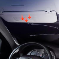 AYA MARKT Parasol Coche Delantero, parasol coche Parabrisas, Parasol interior para Coche Parabrisas abatible, Despegable Sombrilla del Coche 130x75CM,pasasol coche despegable - details 8