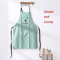 Delantal de mezcla de algodón para padres e hijos (2 unidades), delantal creativo con bolsillos, ideal para el día a día, ideal para cocinar y hornear para adultos y niños. - details 1