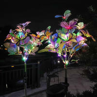 Luces De Mariposa Solar LED Para Jardín Impermeables IP65 Decoración De Paisaje Para Boda Fiestas Y Año Nuevo Instalación Sencilla Sin Bombillas Incluidas - details 5