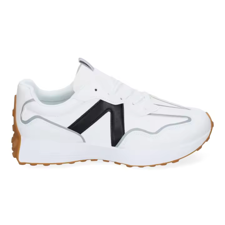 PuntoSalao Zapatillas casual Snekers cómodas para hombre color blanco SL-736 - 1
