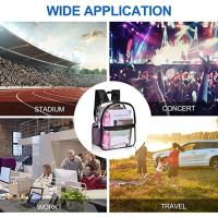 Mochila Transparente Impermeable De PVC Gran Capacidad Para Estudiantes Escuela - details 9