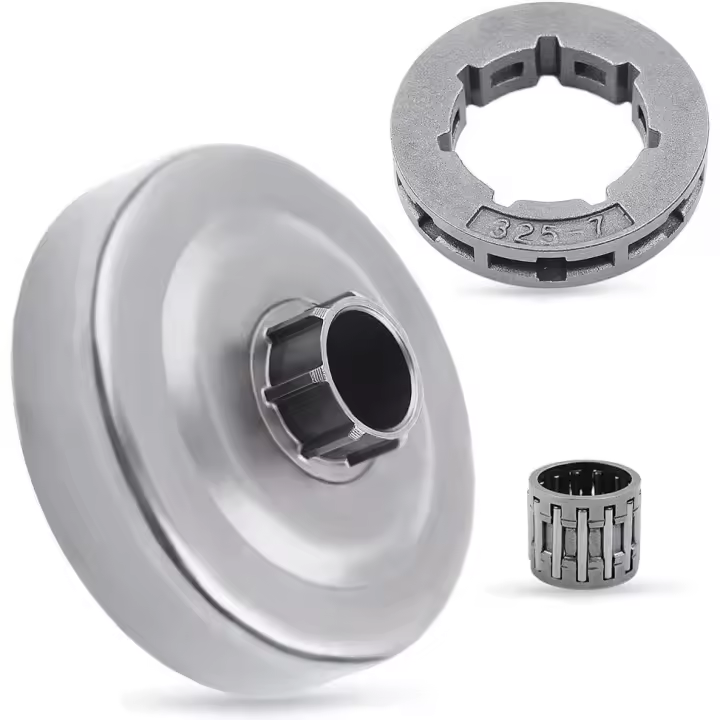 .325"-7T Clutch Drum Sprocket Rim Needle Bearing Kit for Husqvarna 55 51 50 154 254 Chainsaw - 1