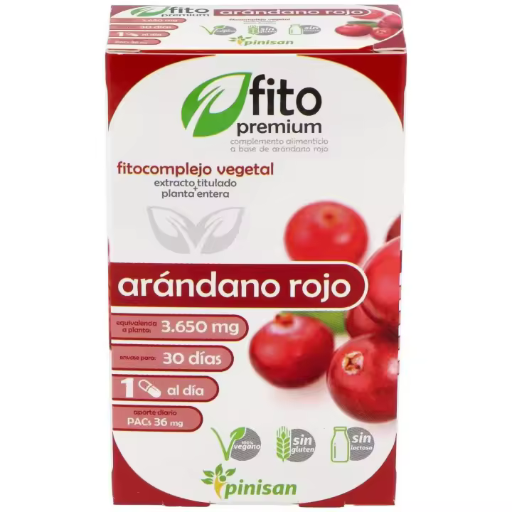Fito Premium - Arandano Rojo - Pinisan - 30 Cápsulas - 1