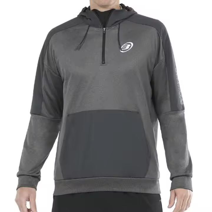 Sudadera Bullpadel Monteor Grafito Vigore - 1