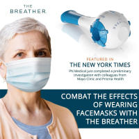 Entrenador de respiración abdominal, dispositivo portátil para ejercicios de resistencia al inhalar (ideal para running, natación y yoga), mejora la capacidad pulmonar. - details 0